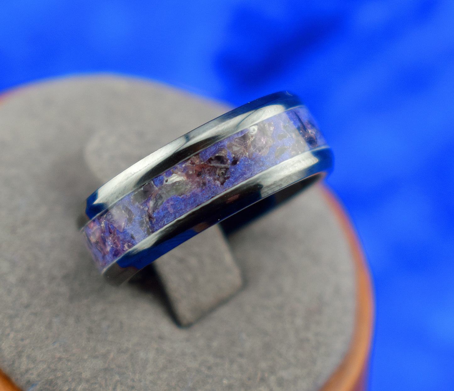 Night Sky Deep Space Purple Ring